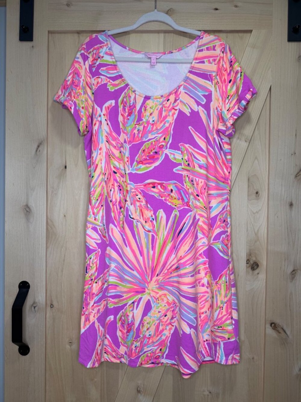 Lilly Pulitzer Tammy Dress Womens Amethyst Sunseekers Sundress Size XL